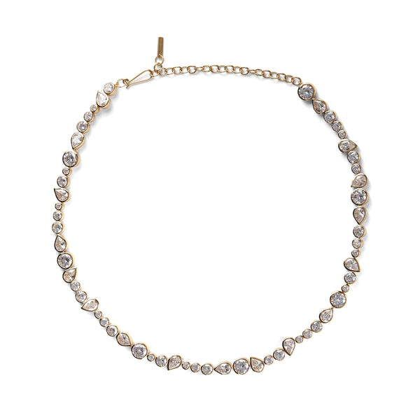 COMPLETEDWORKS - Offset Necklace - (Yellow Gold)