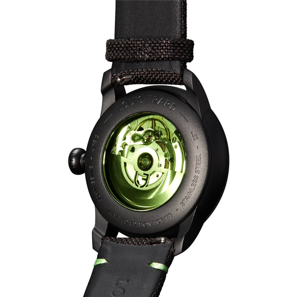 Label Noir_Label Noir - Louis Erard Le Regulateur Watch - (Black)_WATCHES