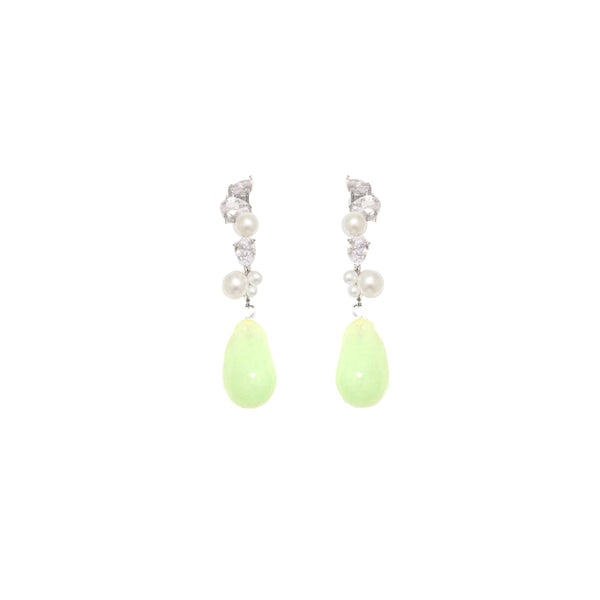 Completedworks_COMPLETEDWORKS - EZE-EH-Jade Earrings - (Silver)_EARRINGS