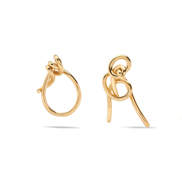 Completedworks_Completed Works - DSM Exclusive Knotted Earrings - (Yellow Gold)_EARRINGS