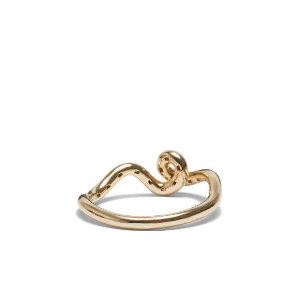 Bea Bongiasca_Bea Bongiasca - Gold Wave Ring - (Red)_RINGS