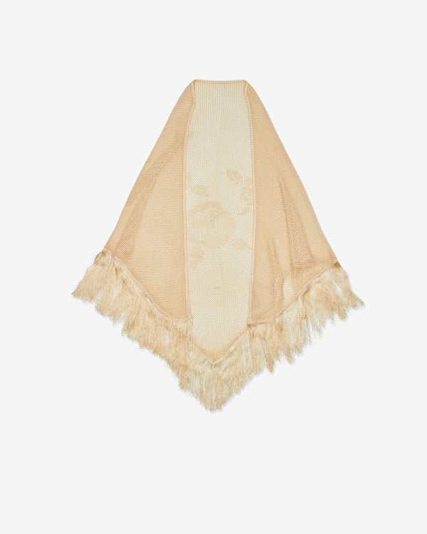 Our Legacy_Our Legacy Work Shop - Men's Armani Triangolo Scarf - (Beige)_SCARVES