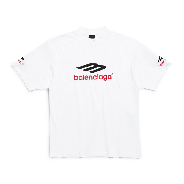 Balenciaga - 3B Sports Icon T-shirt - (9065 White/Red/Black)