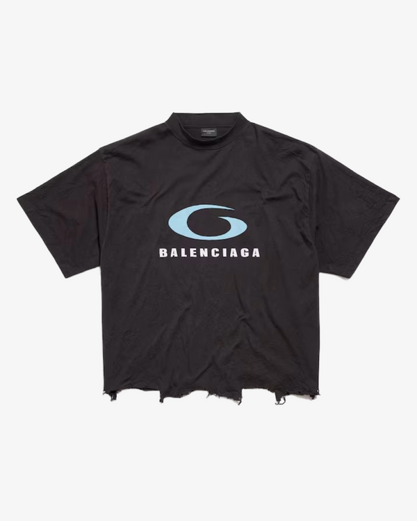 BALENCIAGA - Women's S/S Cropped T-Shirt - (BLACK 3521)