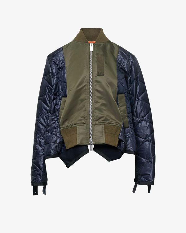 SACAI - Women's Nylon Twill Blouson - (Khaki532)