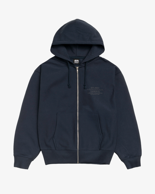 Stüssy - Men's International Designs Zip Hood - (Navy)