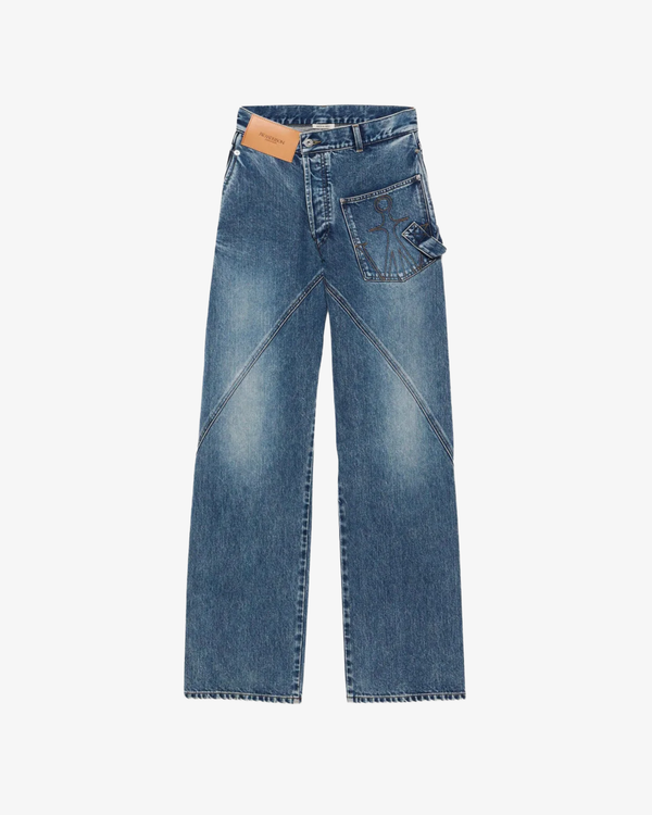 J.W. Anderson - Men's Twisted Workwear Jeans - (Denim)