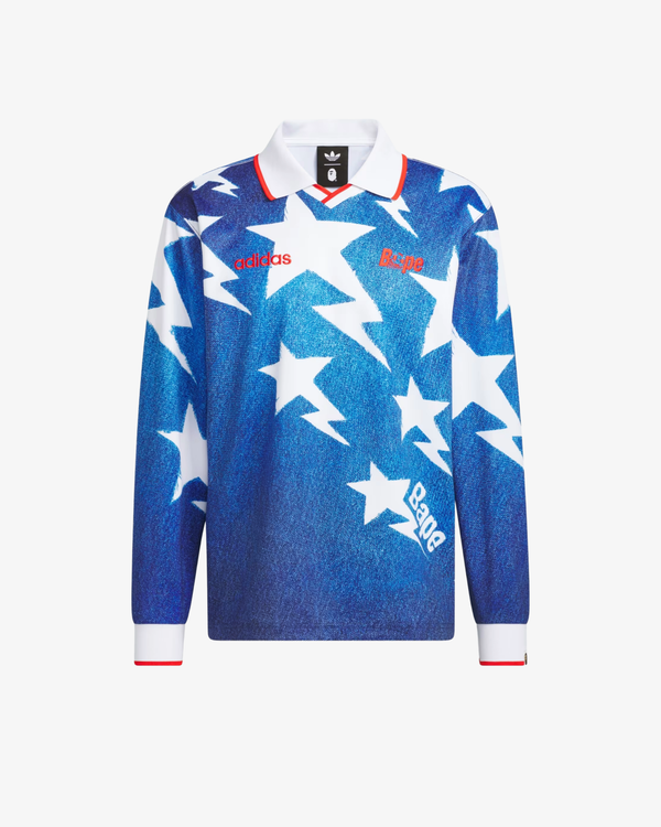 Adidas - Men's Lsl Star Jersey Bape - (Blue)