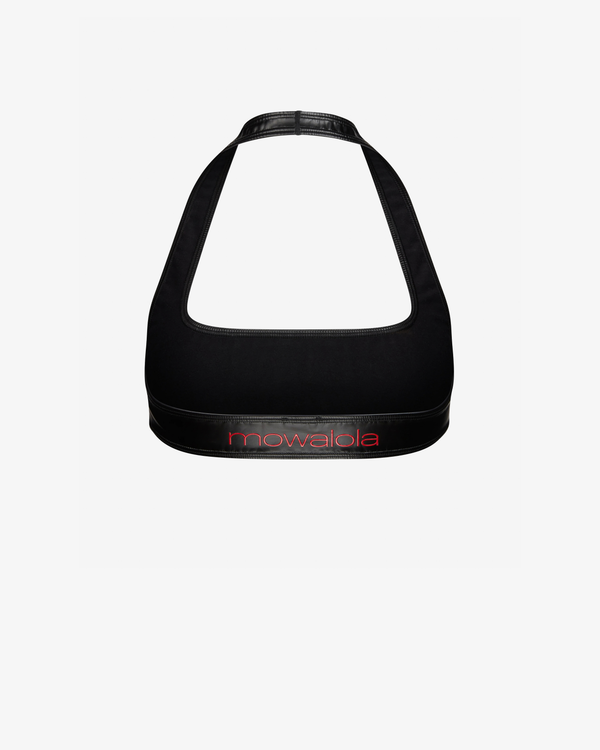 Nike - Women's Jordan Mowalola Halter Bra - (Black/Gym Red)