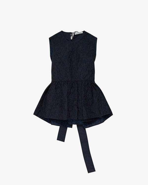 Cecilie Bahnsen - Women's Ea Top Margueritte Cloqué - (Navy)