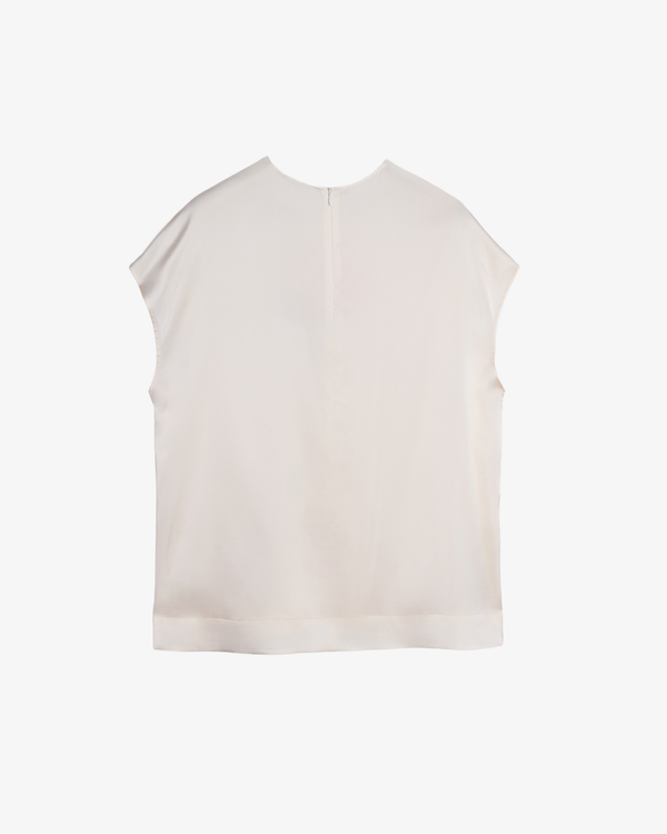 Simone Rocha_SIMONE ROCHA - Women's Poppy Motif Smock Top - (Off-White)_BLOUSES
