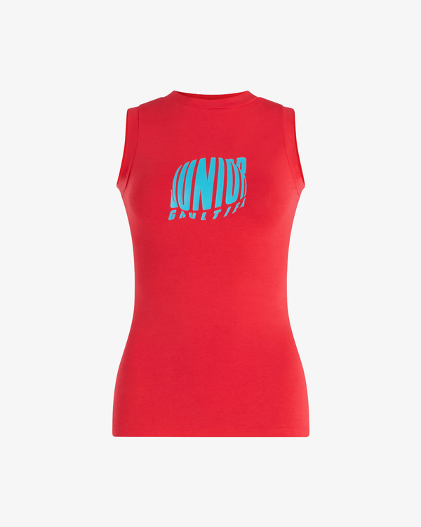 Jean Paul Gaultier - Women's Stretch Viscose Jersey Tank Top - (Red)