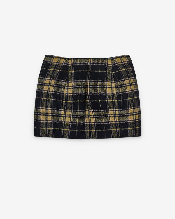 Duran Lantink_Duran Lantink - Women's Padded Tartan Mini Skirt - (Checks1331)_SKIRTS
