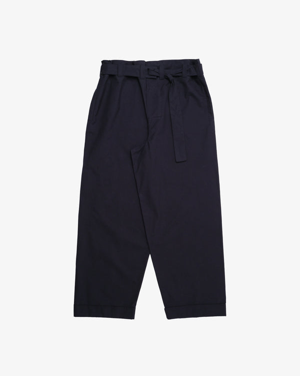 DANIELA GREGIS - Women's Washed Operaio Cavallo Basso Trousers - (Navy)