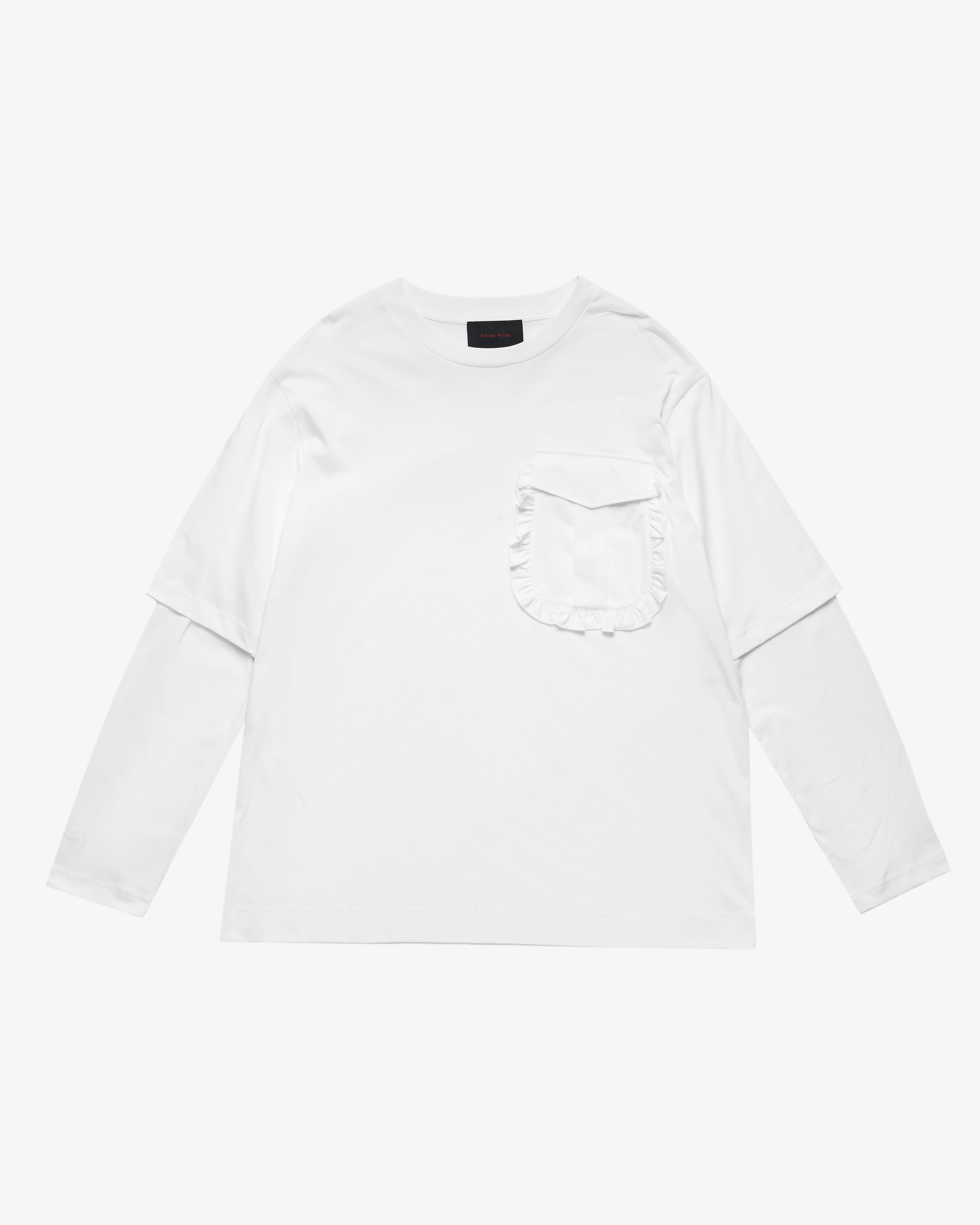 新品未使用SIMONE ROCHAリボンカットソー IVORY サイズM Simone Rocha Bow-embellished cotton bodysuit Simone Rocha