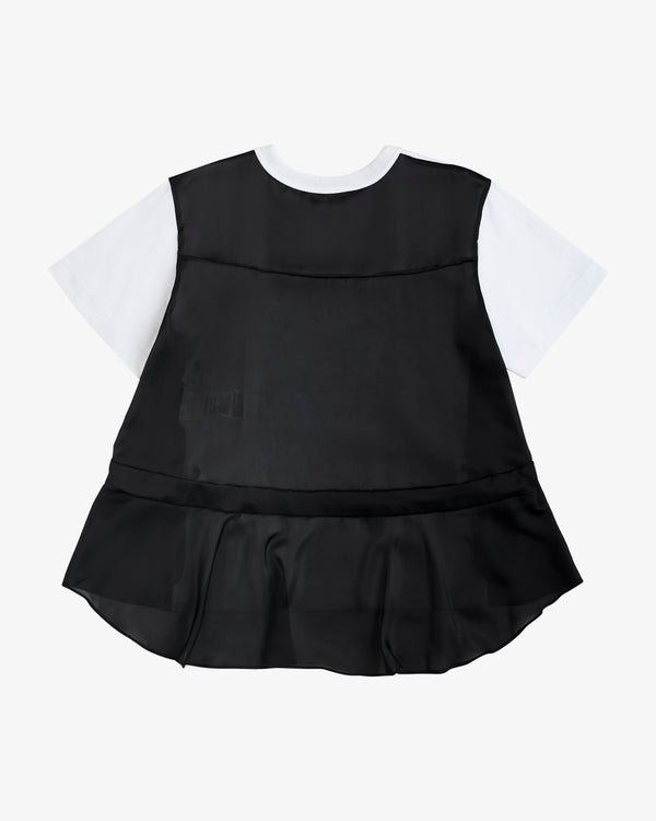 SACAI - Women's Cotton Jersey T-Shirt - (Off-White152)