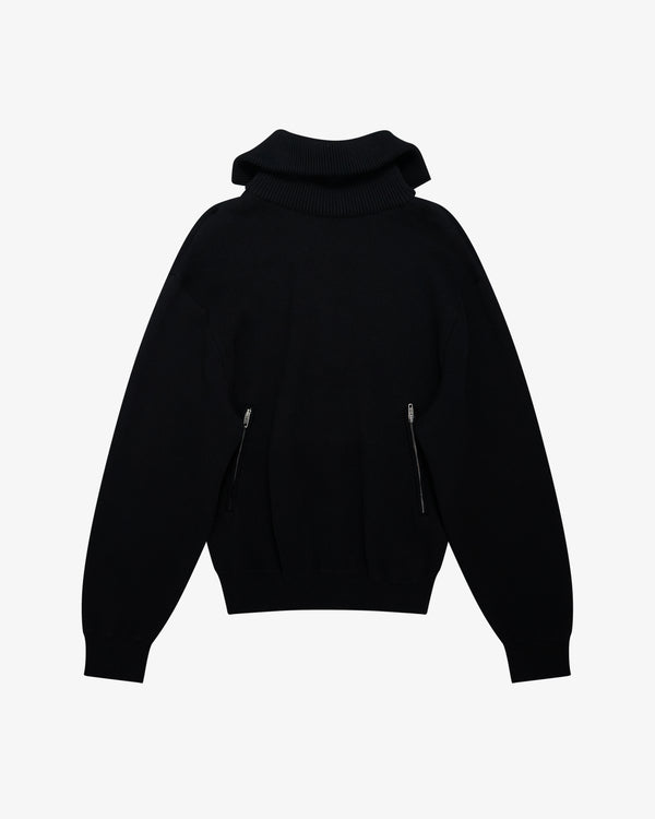 Balenciaga_Balenciaga - Women's Back To Front - (Black)_SWEATERS