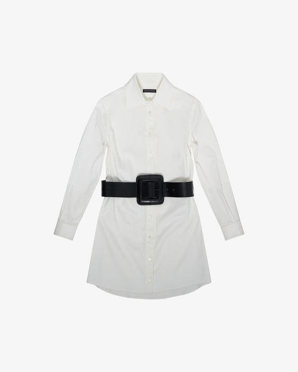 Balenciaga - Women's Mini Shirt Dress - (White)