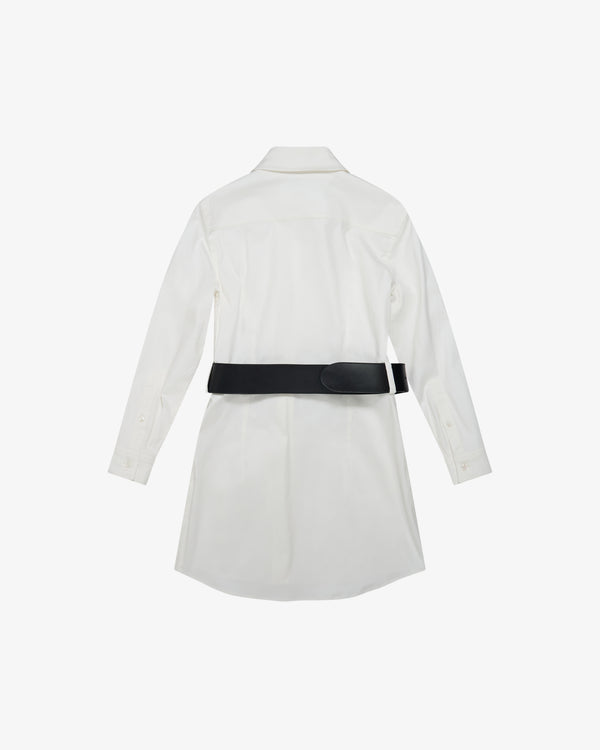 Balenciaga_Balenciaga - Women's Mini Shirt Dress - (White)_DRESSES