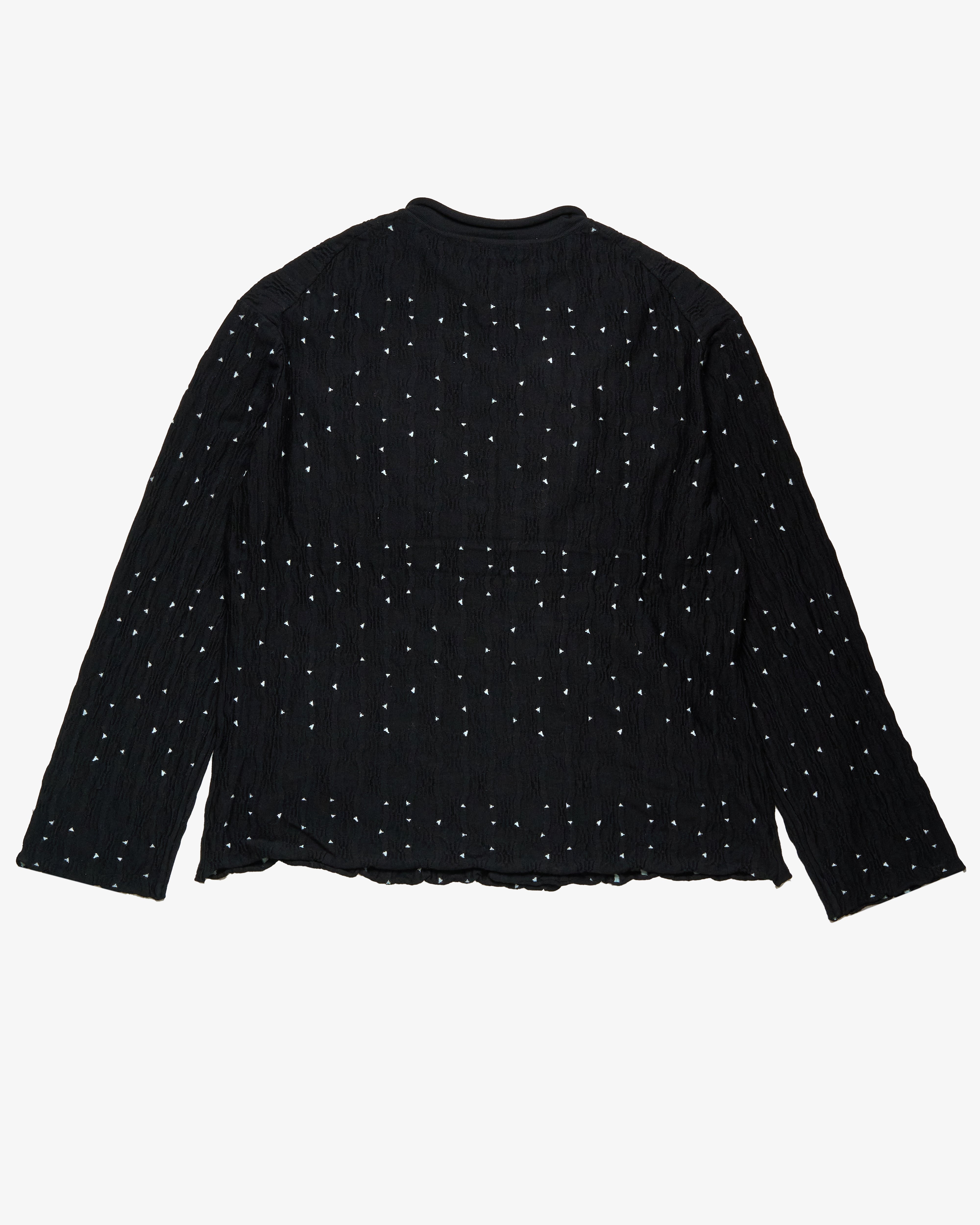 Kiko Kostadinov: Men's Raday Knitted Jacket (Dark Blue) | DSMS E-SHOP