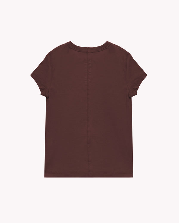 Rick Owens - Women's Cropped Level Tee - (Dark Pink13)