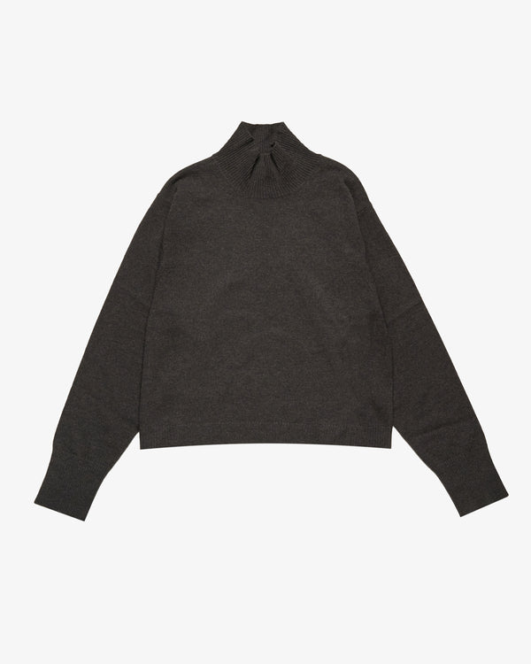 LE KASHA - Women's Vail Mock Neck Sweater - (Dark Brown942)