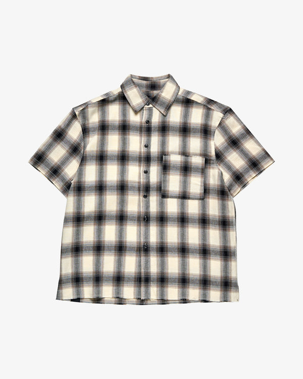BEACH BRAINS - Men's Hold Ss Shirt - (Checks)