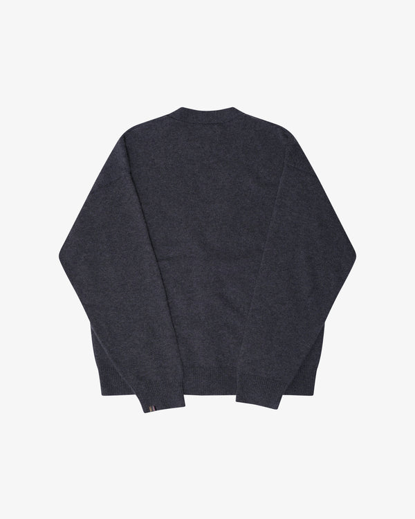 EXTREME CASHMERE_EXTREME CASHMERE - Men's No459 Jonah - (Grey)_CARDIGANS