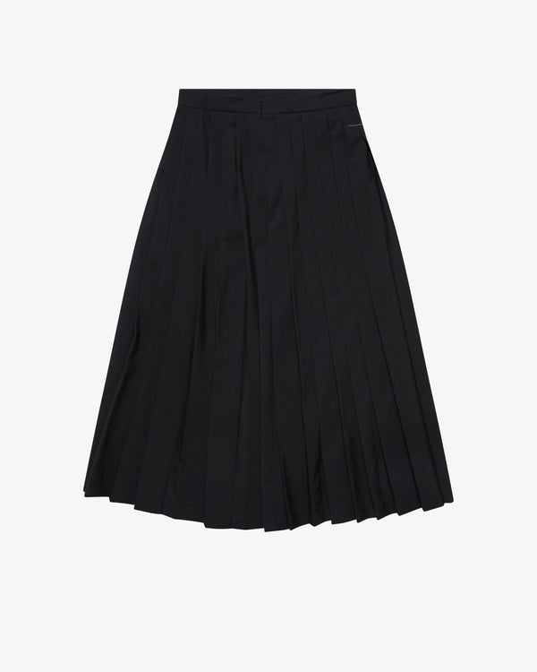 MM6_MM6 - Women's Long Skirt - (Black)_SKIRTS
