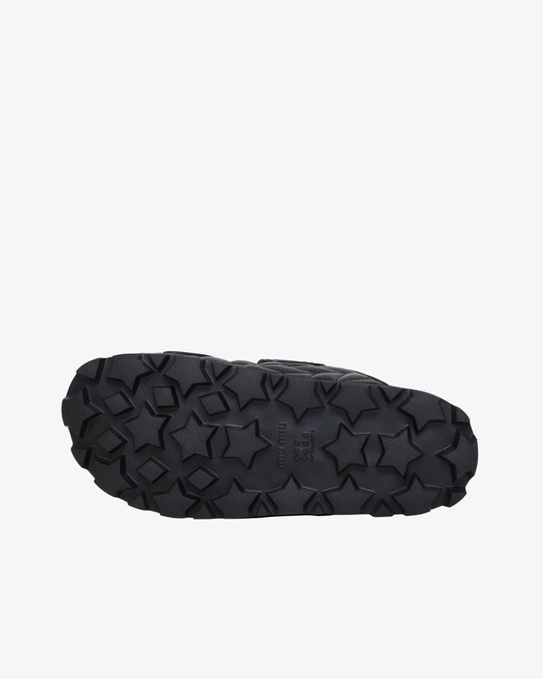 Miu Miu_MIU MIU - Women's Nappa Matelasse Sandal  - (Black)_FLAT SANDALS