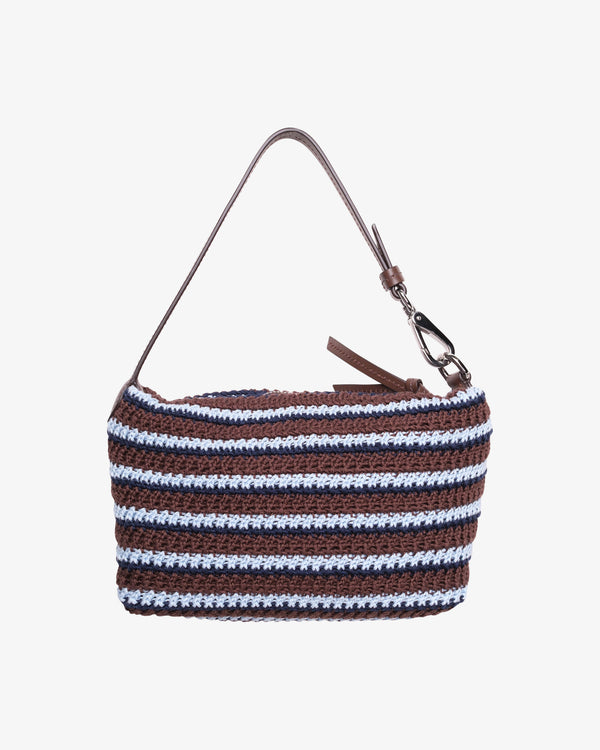 MIU MIU - Women's Cotone Righe Bag  - (Brown)