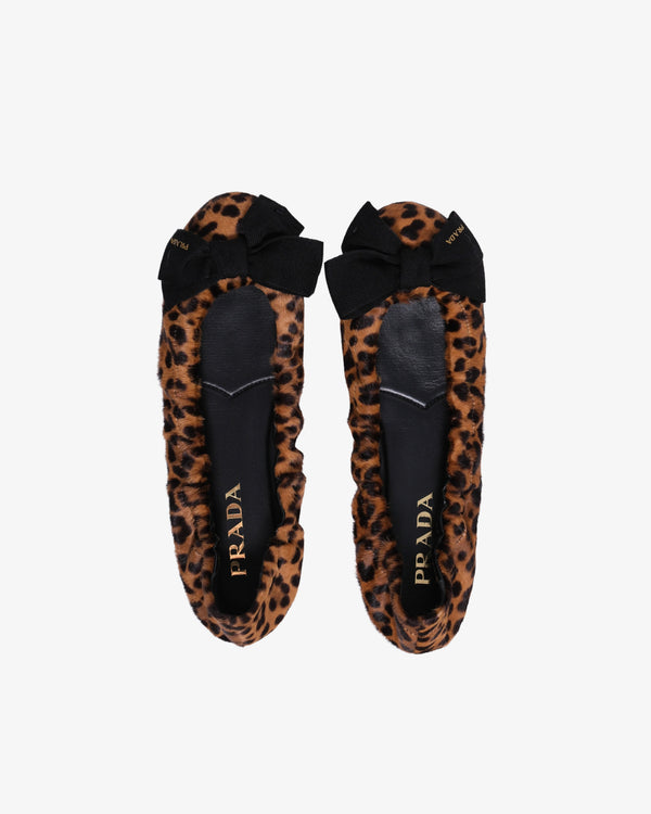 Prada - Women's Ballerine - (Animal Print)