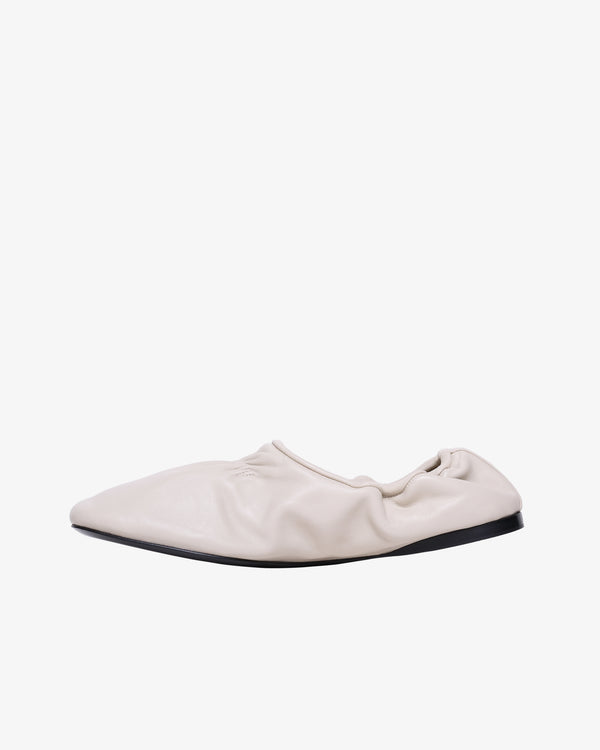 Azzedine Alaia_ALAÏA - Women's Supple Slippers - (Off-White)_FLAT SHOES