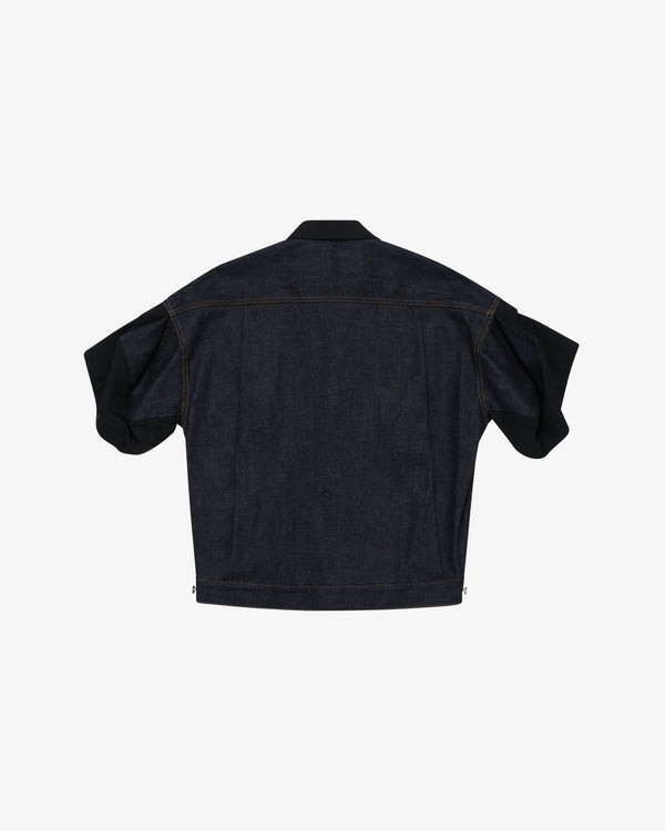 SACAI - Women's Suiting X Denim Shirt - (Black)