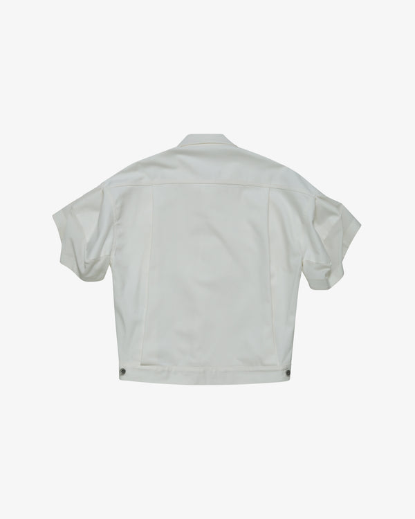 SACAI - Women's Suiting X Denim Shirt - (Off-White)