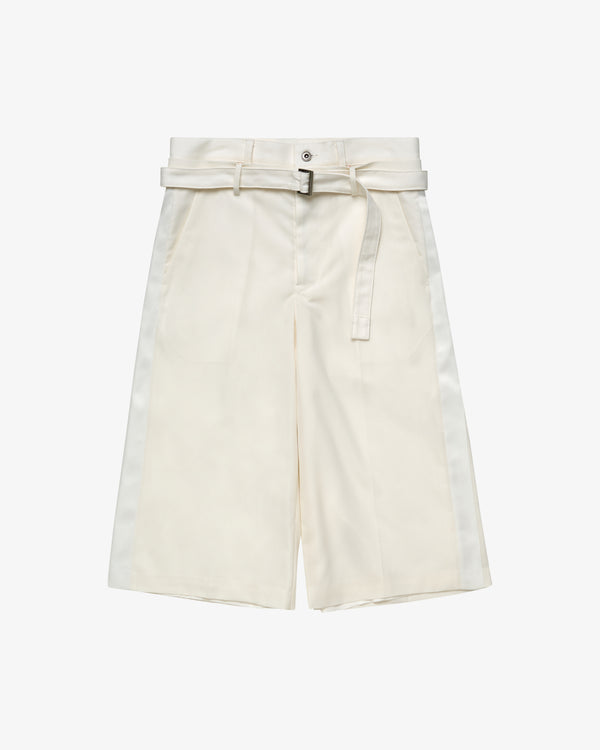 SACAI - Women's Suiting X Denim Pants - (Off-White)