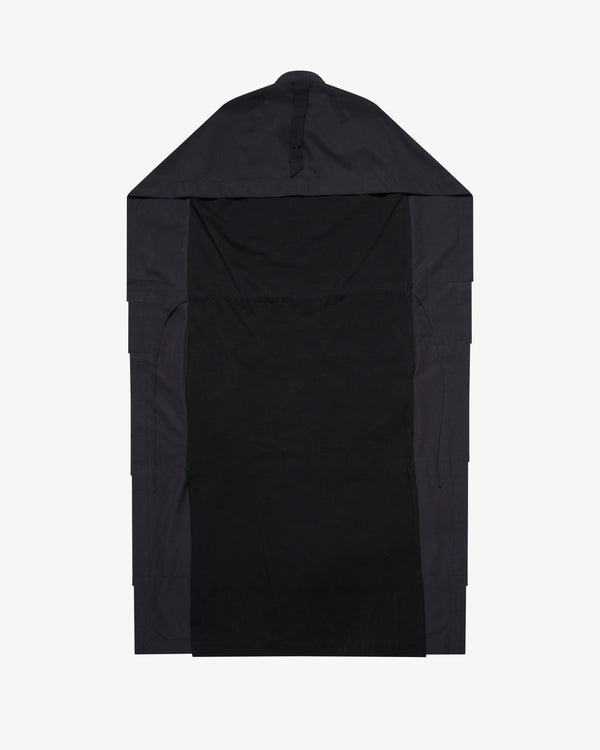 LITKOVSKA_LITKOVSKA - Women's Midi Dress With Capelet Detail - (Black)_DRESSES