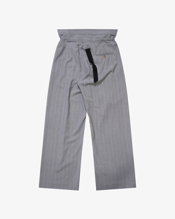 LITKOVSKA_LITKOVSKA - Women's Pinstripe Pleated Pants - (Grey)_PANTS