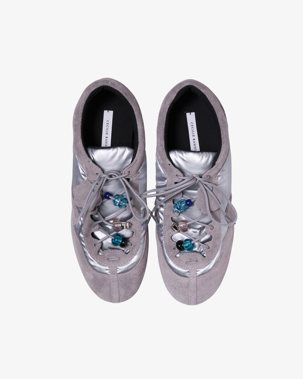Cecilie Bahnsen_Cecilie Bahnsen - Women's Blaise Sneakers Suede - (Silver)_SNEAKERS