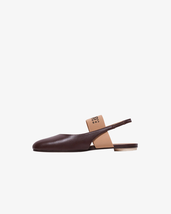 MM6_MM6 - Women's Sandal - (Brown)_FLAT SANDALS
