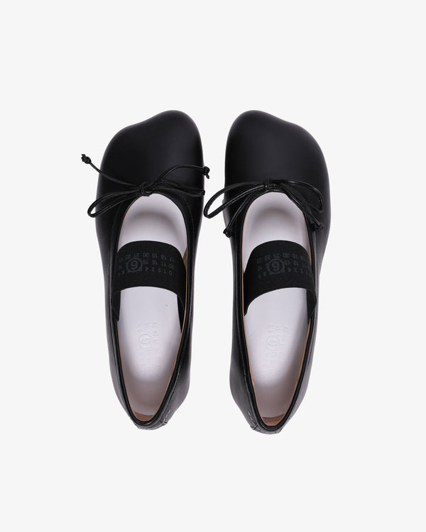 MM6_MM6 - Women's Ballet Shoe - (Black)_SHOES