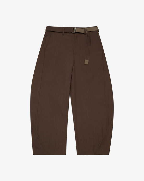 SACAI - Men's Suiting Pants - (Brown)