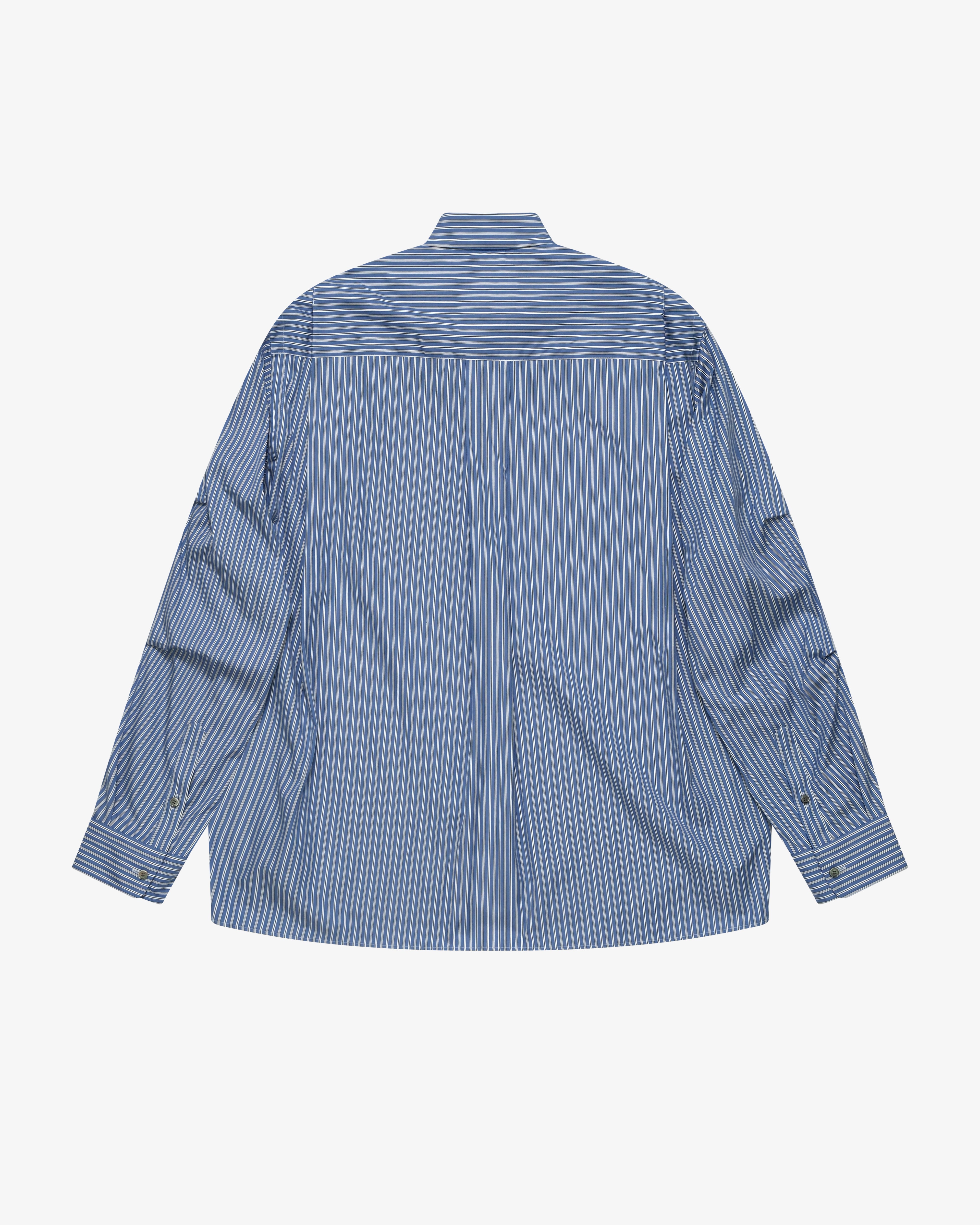 SACAI: Men's Poplin Shirt (Stripes) | DSMS E-SHOP