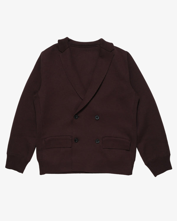 SACAI - Men's Cotton Cashmere Knit Jacket - (Brown)