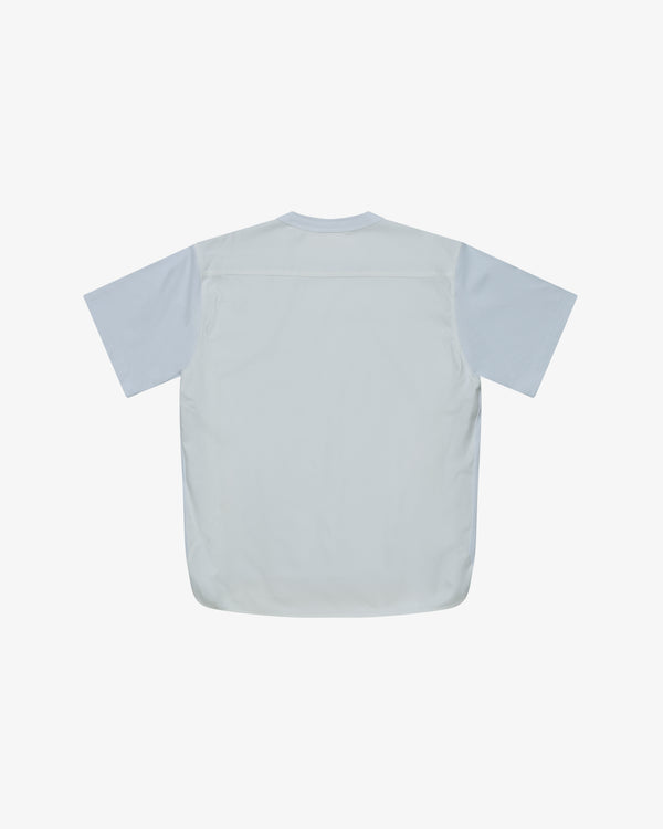 SACAI - Men's Light Weight Denim X Cotton Jersey T-Shirt - (White)