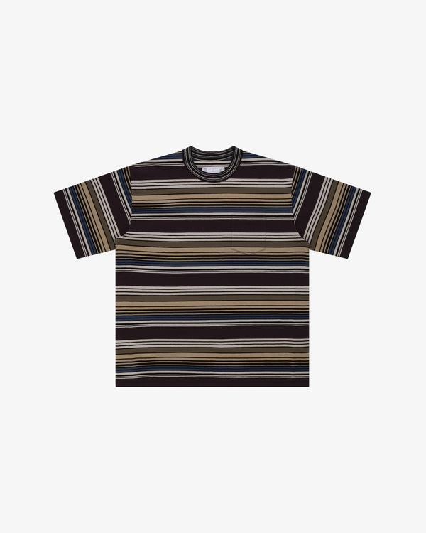 SACAI - Men's Horizontal Stripe T-Shirt - (Stripes)
