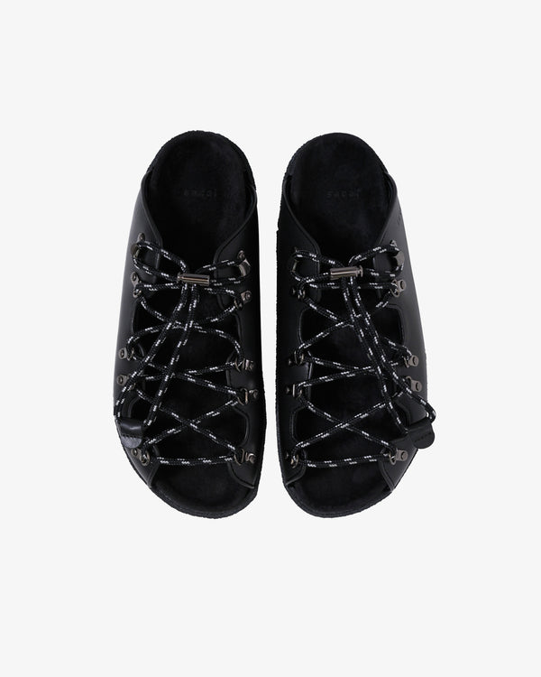 SACAI - Men's Treck Slides - (Black)