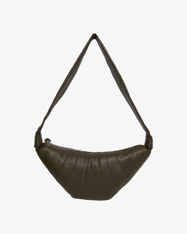 Lemaire_Lemaire - Men's Medium Croissant Bag - (Dark Olive)_SHOULDER BAGS