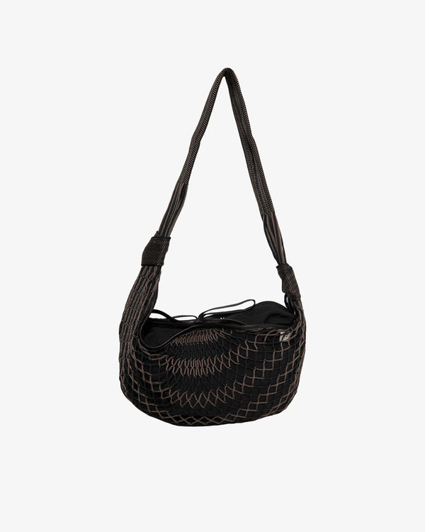 Lemaire_Lemaire - Men's Croissant Filt Bag - (Stripes)_SHOULDER BAGS