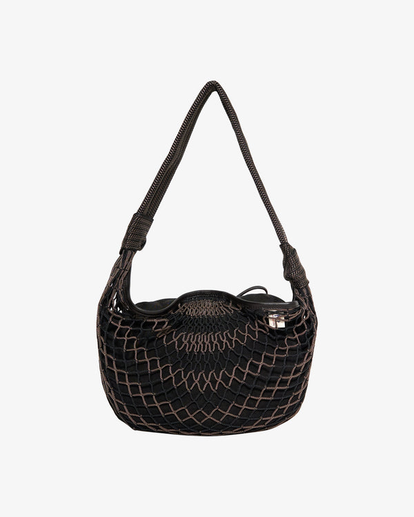 Lemaire_Lemaire - Men's Fortune Croissant Filt Bag - (Stripes)_SHOULDER BAGS
